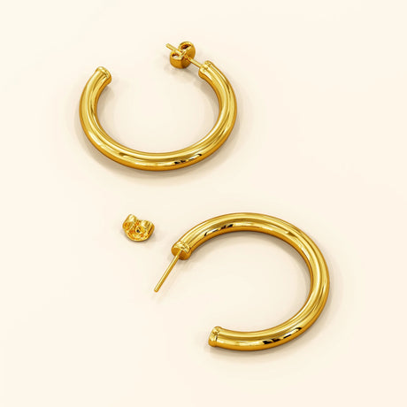 Bullion Gold Erica Gold Hoop Earrings