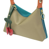 BAMEI Reversible Nylon Crossbody Bag - Khaki