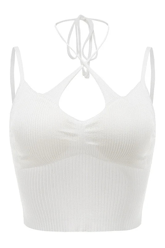 Dear Eve Lingerie Holly Knitted Cami - White