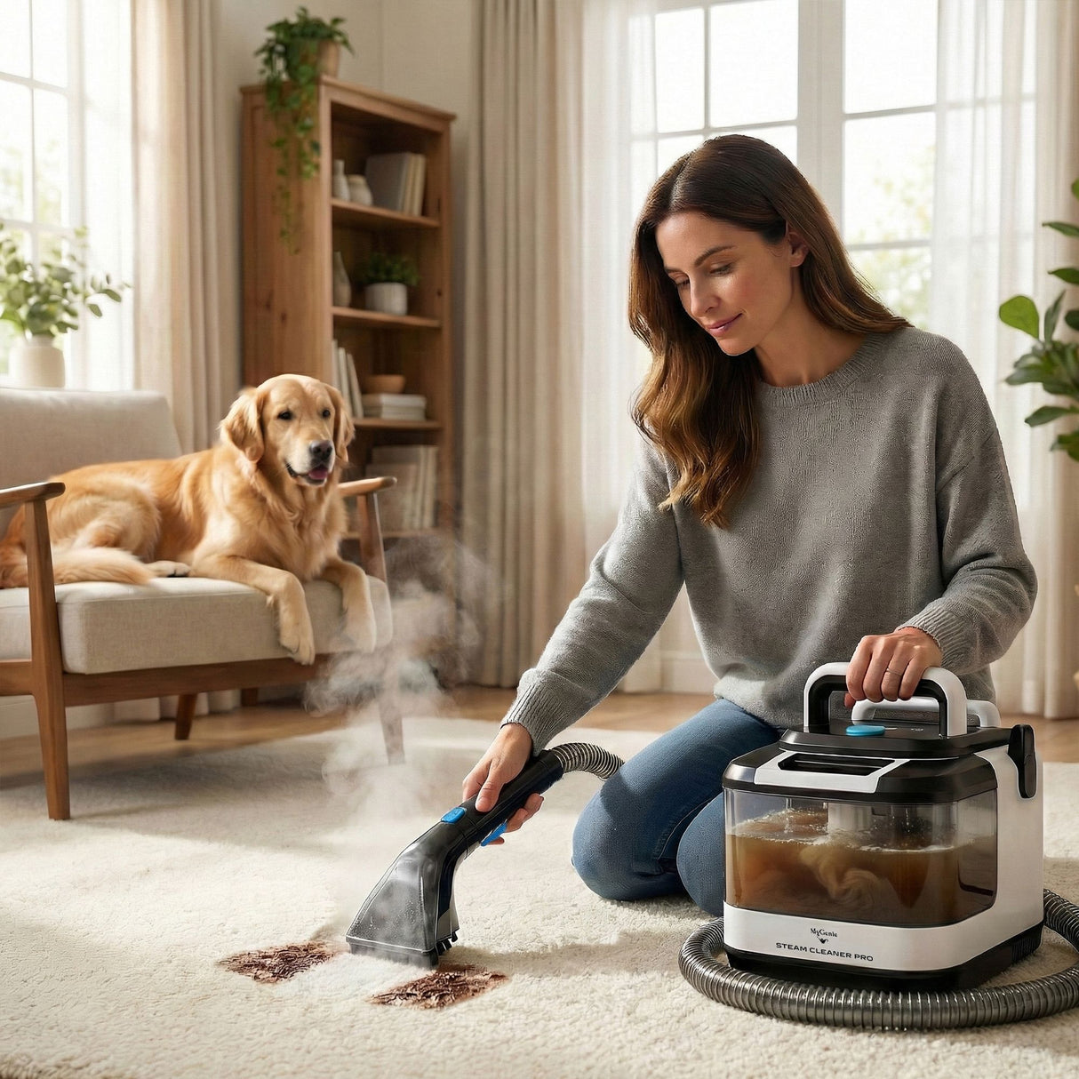 MyGenie Steam Spot Cleaner Pro - White / Blue