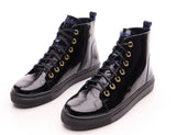 Bosccolo Womens Sneakers - Black+Blue