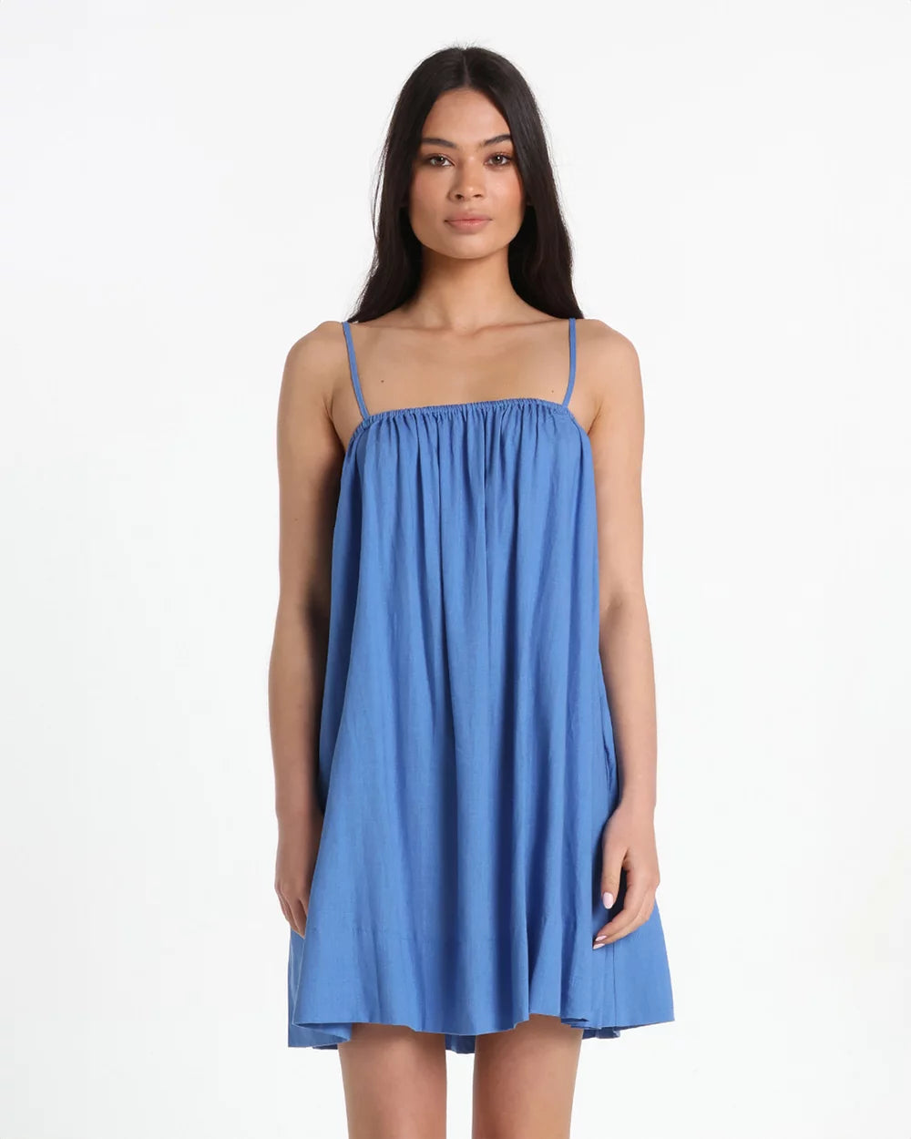 Lost In Lunar Ferrera Mini Dress - Cornflower