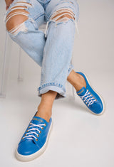 Bosccolo Womens Sneakers - Blue/White