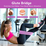 TODO 3 pcs Hip Loop Exercise Resistance Band Booty Legs Trainer 3 Resistance Levels