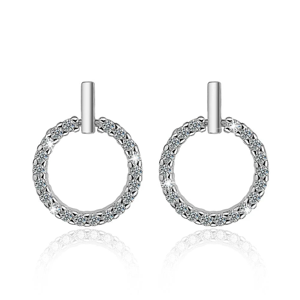 Lucky White Zirconia Earrings