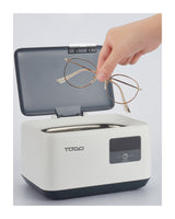 TODO Ultrasonic Cleaner Sonic Wave Jewellery Cleaner Blue LED 600ml Stainless Steel Tank 3min Cycle