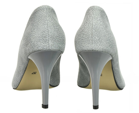 Bosccolo Womens Spike Heels Elite 2169 - Plain Grey
