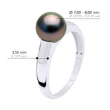 Bangle Ring Prestige Silver 925 Rhodium Plated - Longueur 18 cm