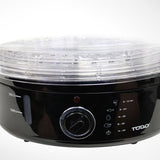 TODO 9L Steam Cooker Steamer 3 Tray 800W Power Dial Timer Healthy Stackable