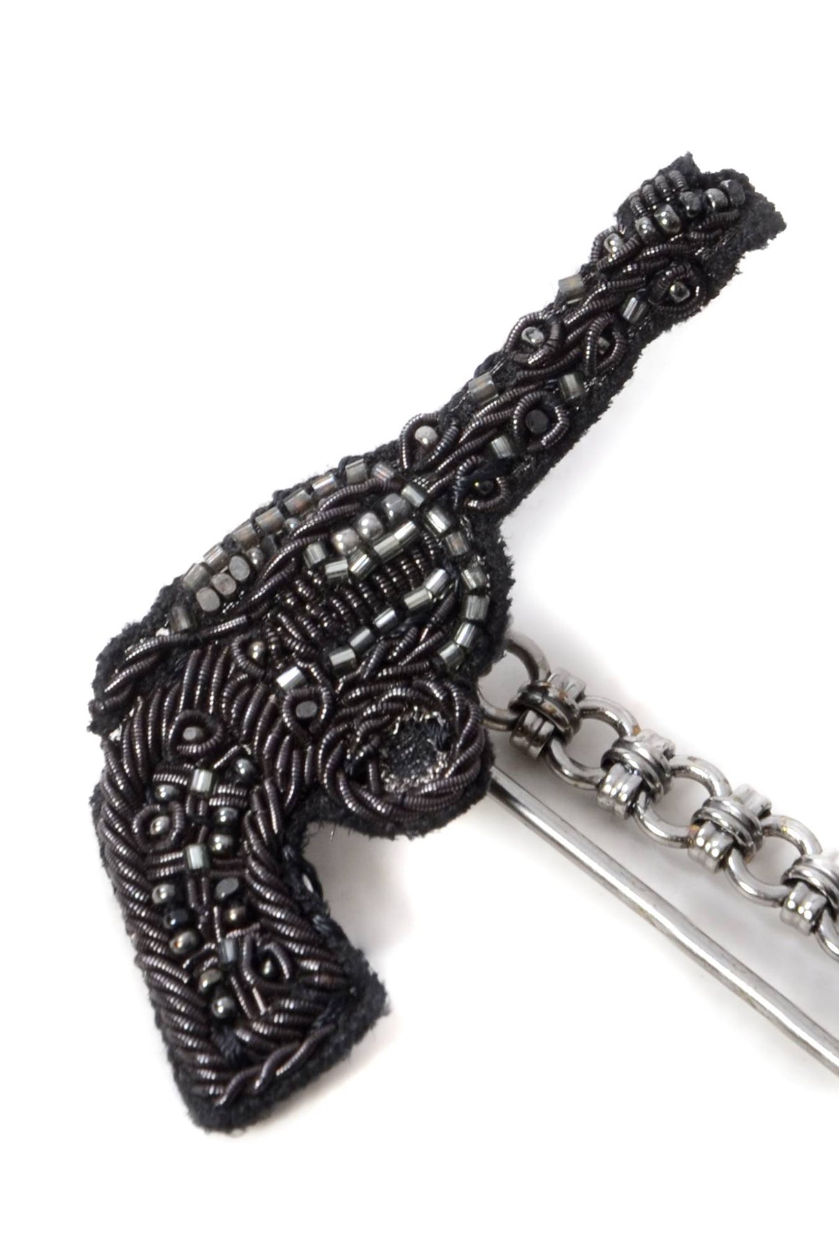 Dolce & Gabbana Men Jewel Gun Brooch