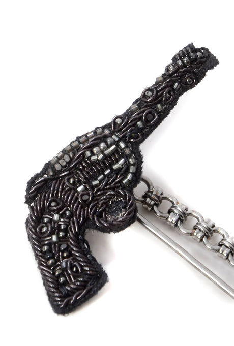 Dolce & Gabbana Men Jewel Gun Brooch
