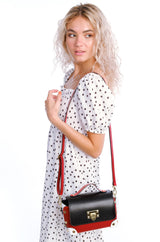 Bosccolo Crossbody - Black/Red/White
