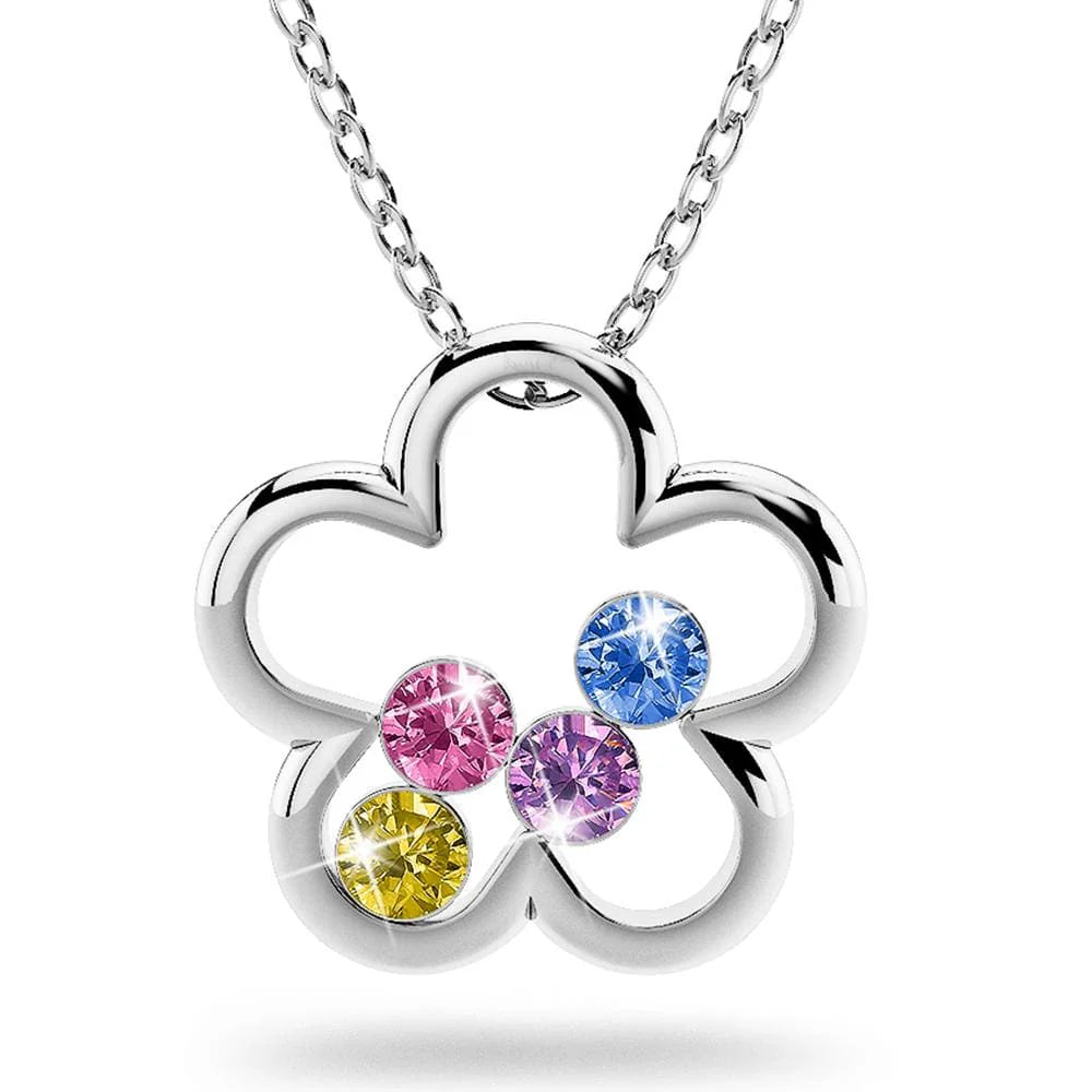 Krystal Couture Krystal Flora Necklace Embellished with SWAROVSKI Crystals