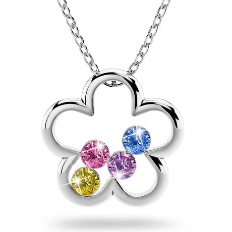 Krystal Couture Krystal Flora Necklace Embellished with SWAROVSKI Crystals
