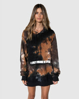 BY.DYLN Emerson Hoodie - Choc Tie Dye