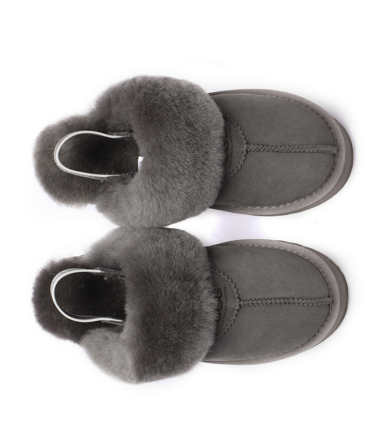 Australian Shepherd UGG Waffle Platform - Grey