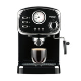 TODO Espresso Coffee Machine Maker Automatic 15 Bar Pump 1.25L - Black