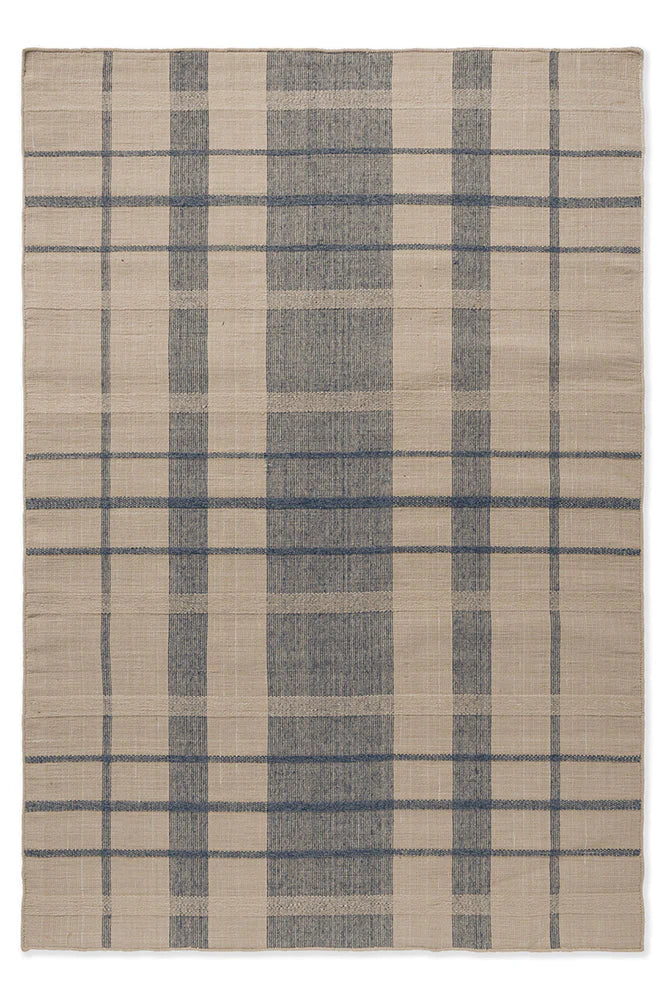 Brink & Campman Zona Denim Check 497408 Outdoor Rug