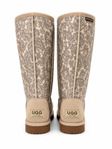 Australian Leather Ugg Classic Tall Paisley - Stone Grey - AU4
