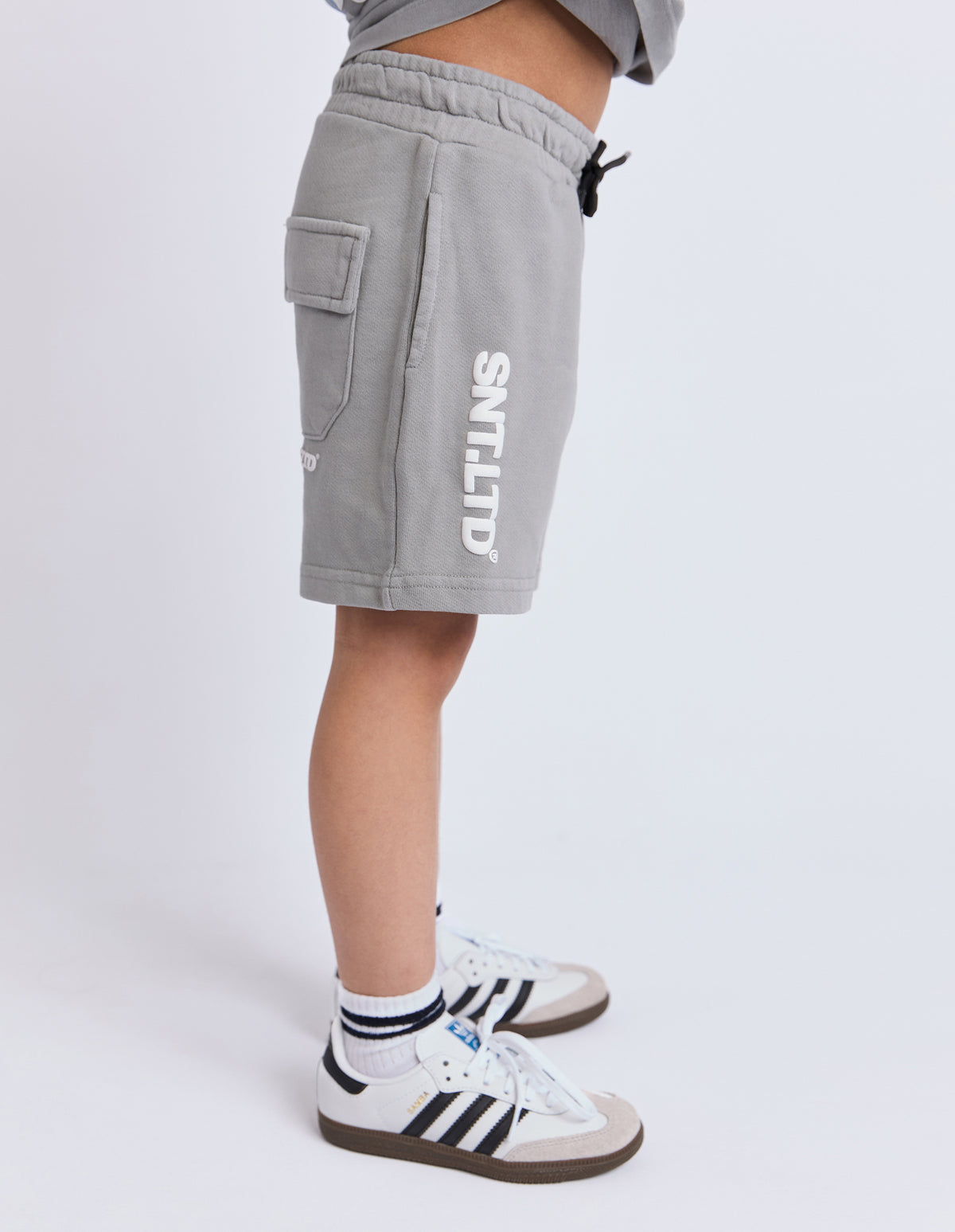 St Goliath Boys Podium Fleece Short - Grey