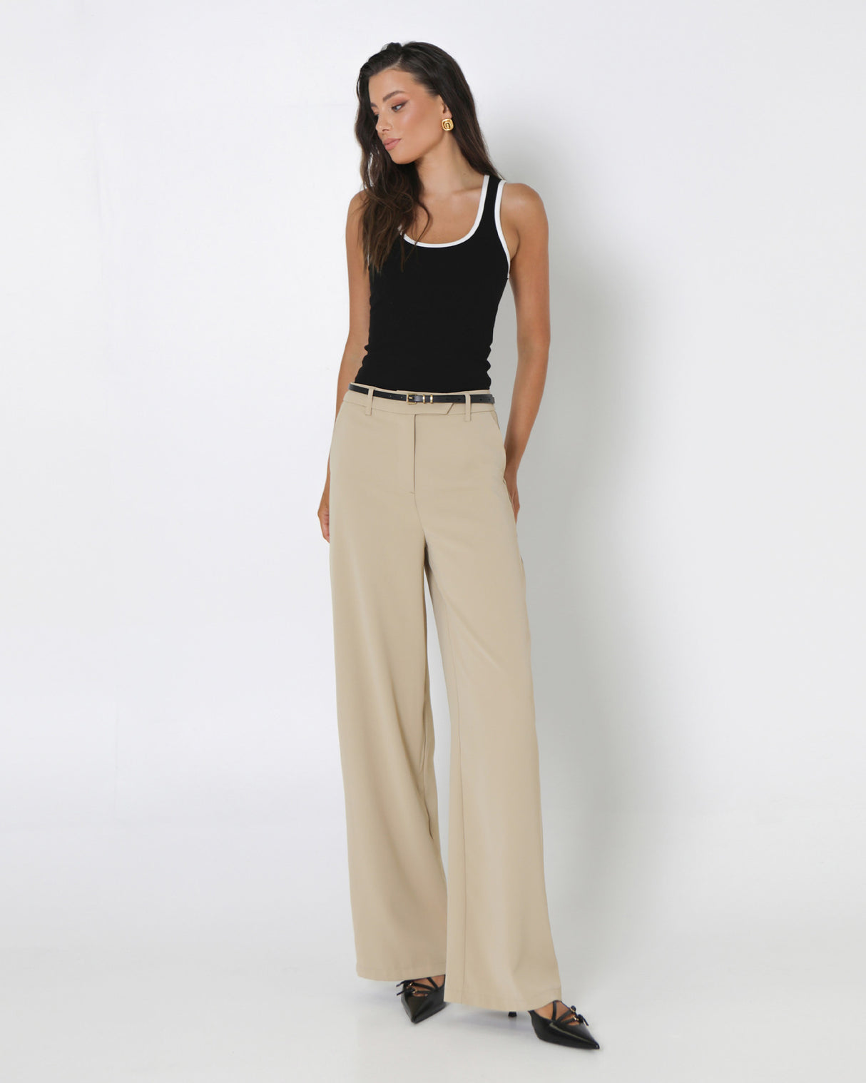 Madison The Label Marissa Pants - Sand