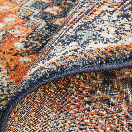 Legacy 854 Navy Round Rug