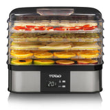 TODO 250W Stainless Steel Food Dehydrator Preserve Yogurt Fruit Dryer Jerky Maker