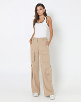 Madison The Label Blane Cargo Pants - Camel