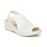Bzees Star Bright Sandal - White Knit