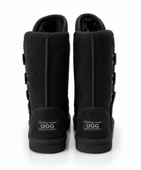 Australian Leather Ugg Classic Tall Corset Lace - Black - AU5