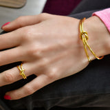 Bullion Gold Forever Knot Gold Ring