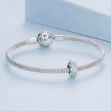 Solid 925 Signature Silver Lucy Sky Blue Charm