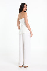 Lost In Lunar Women's Daisy Top - White