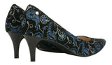 Bosccolo Womens High Heels - Blue/Black