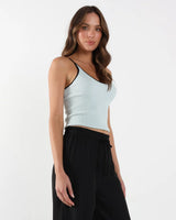 Lost In Lunar Sin Tank - Ice Blue