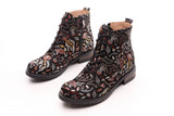 Bosccolo Womens Ankle Boots - Brown Sealife