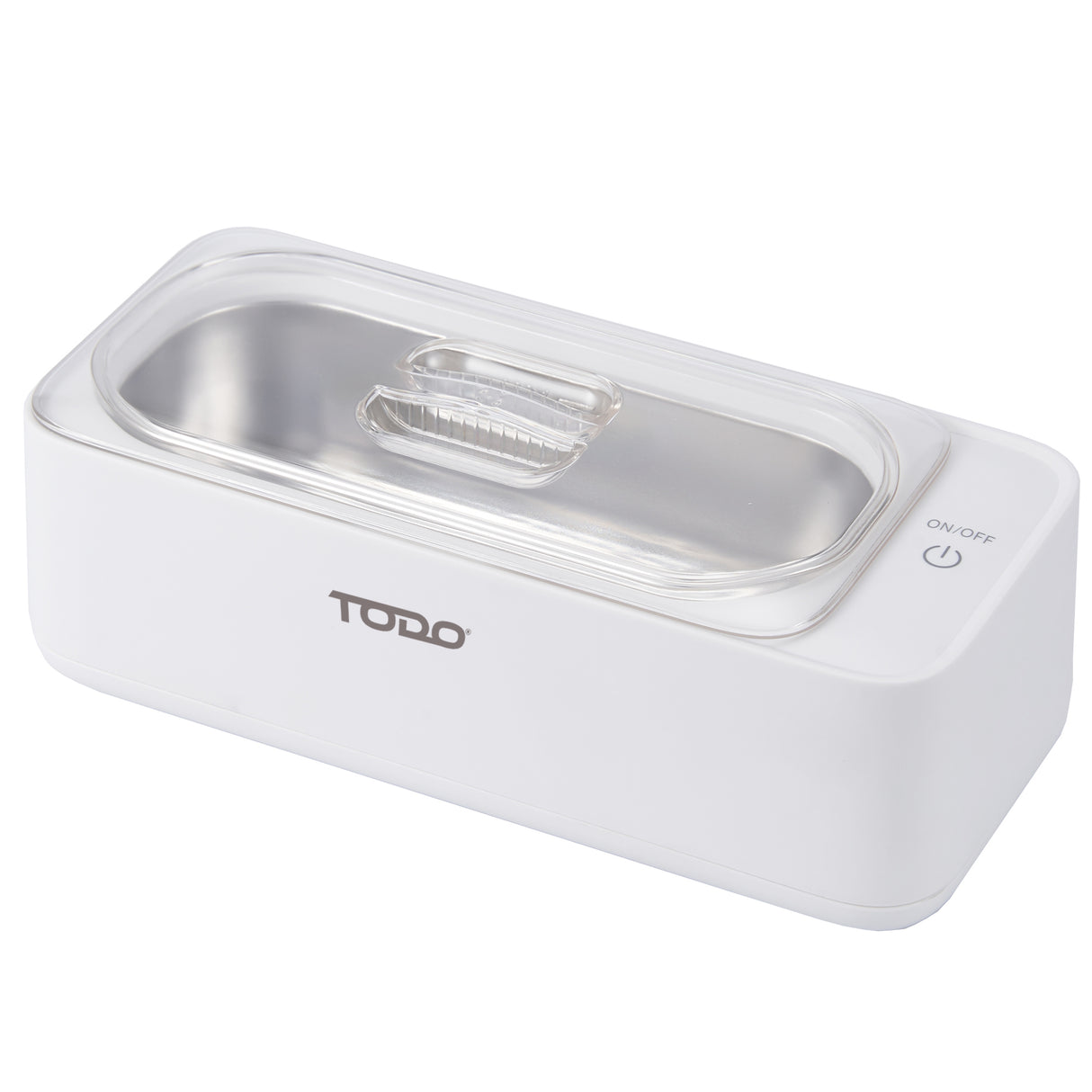 TODO Ultrasonic Cleaner Sonic Wave Jewellery Cleaner 300ml Stainless Steel Tank 3min Cycle