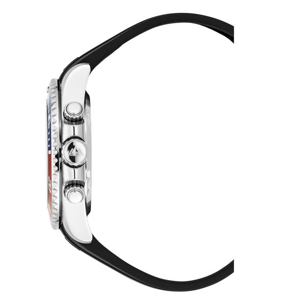 Christophe Duchamp Marine chrono Rubber - Black Dial & FKM Rubber Strap
