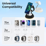 iQuick Twig 2 Multi Functions Wireless Charger with LED Ambient Light - White