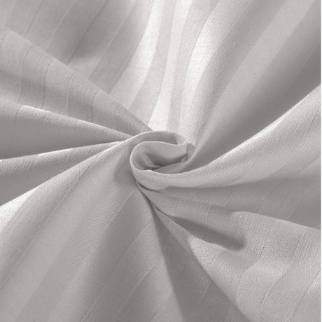 Royal Comfort Kensington 1200TC 100% Cotton Stripe Sheet Set - King - Grey