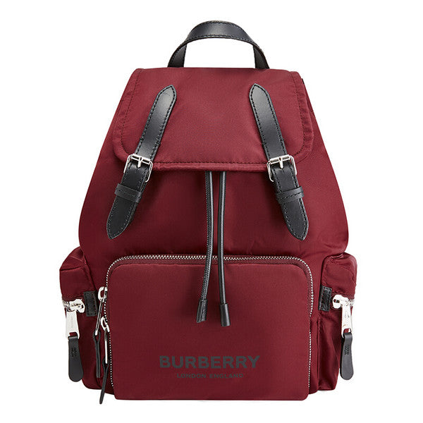 Burberry Nylon Rucksack - Burgundy