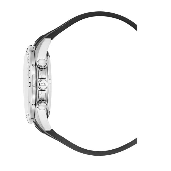 Christophe Duchamp Stratos - Black Dial & 316L Stainless Steel & FKM Rubber Strap