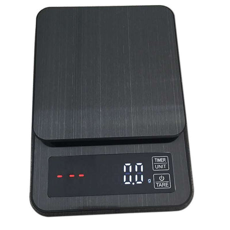 TODO 3Kg Stainless Steel Kitchen Scale LCD Display 0.1G Graduation Coffee Scale Usb Powered