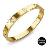 Boxed Carrie 3 Pc Tri-Tone Bangle Set