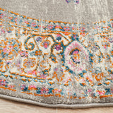 Babylon 211 Grey Round Rug