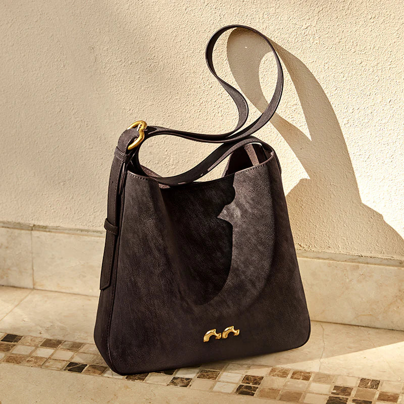 Nalandu Midnight Luxe Large Capacity Tote Bag - Chocolate