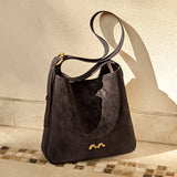 Nalandu Midnight Luxe Large Capacity Tote Bag - Chocolate