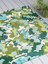 Harlequin Tree Tops Green 443807 Outdoor Rug