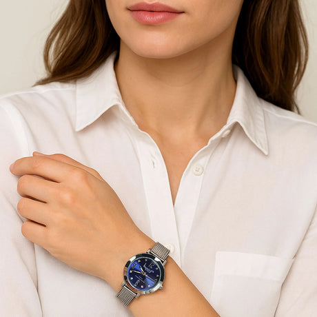 Krystal Couture The Hour Check Krystal Watch Embellished with Swarovski® Crystals
