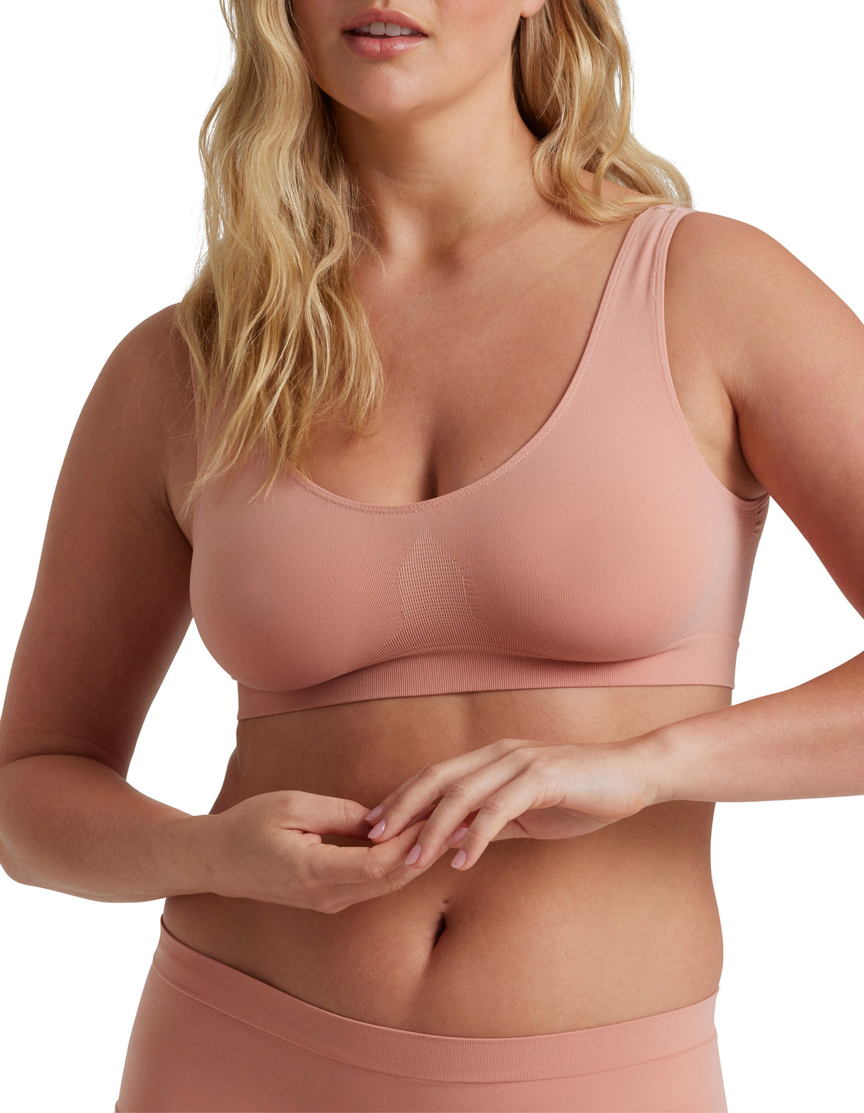 Ambra Core Restore Shaper Crop - Dusty Blush